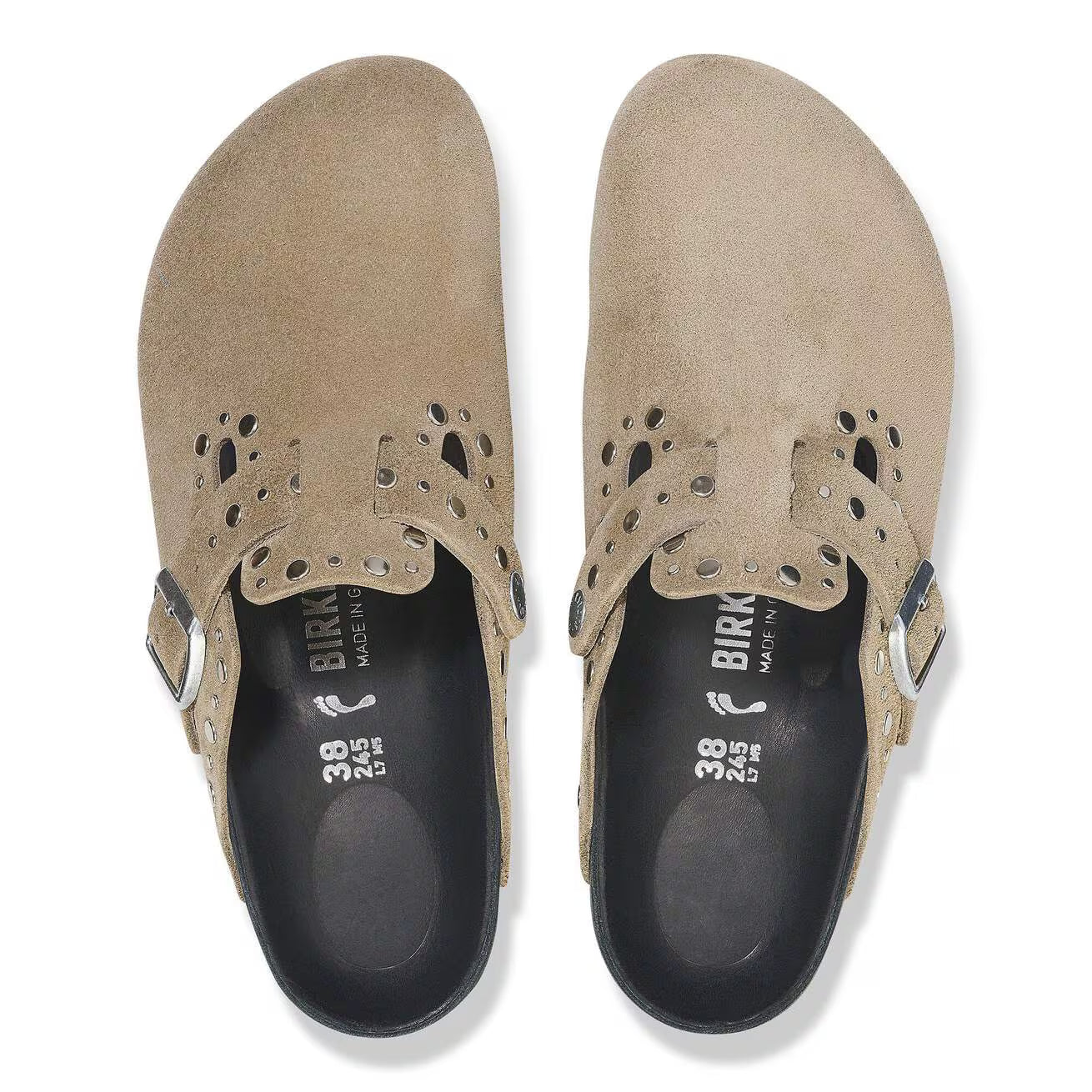 Boston Rivets - Taupe