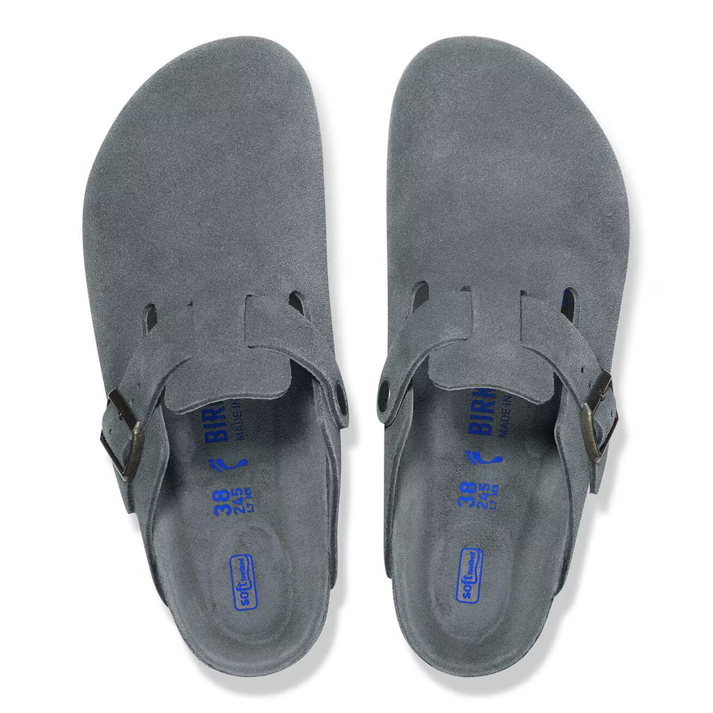 Boston Lit de pied souple - Basalt Gray Tonal